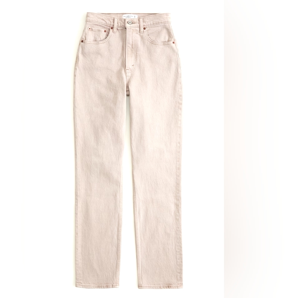 Abercrombie Curve Love 90s Ultra High Rise Straight Jean